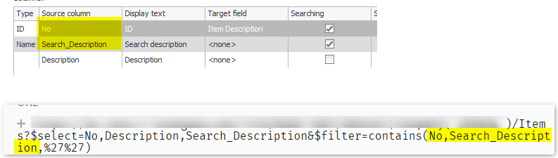 `Everywhere` searches two fields