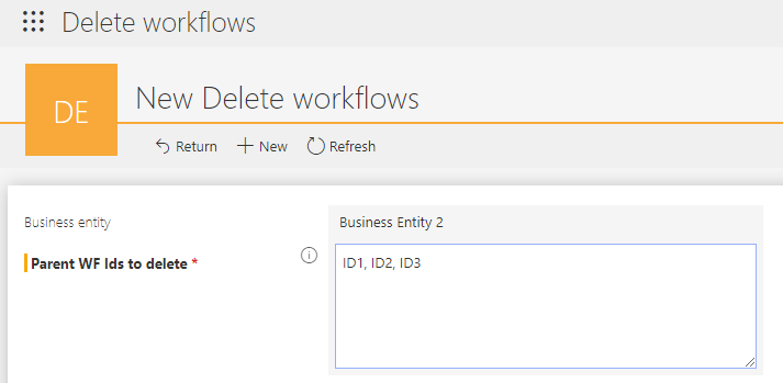 The workflows with these ids should be deleted.