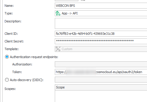 The OAuth2 App -> API authentication