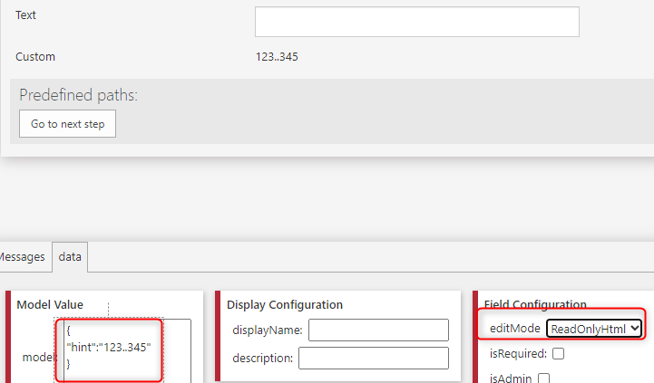 Developing the form field extension