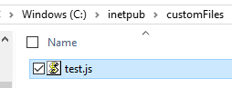 Created JavaScript file.