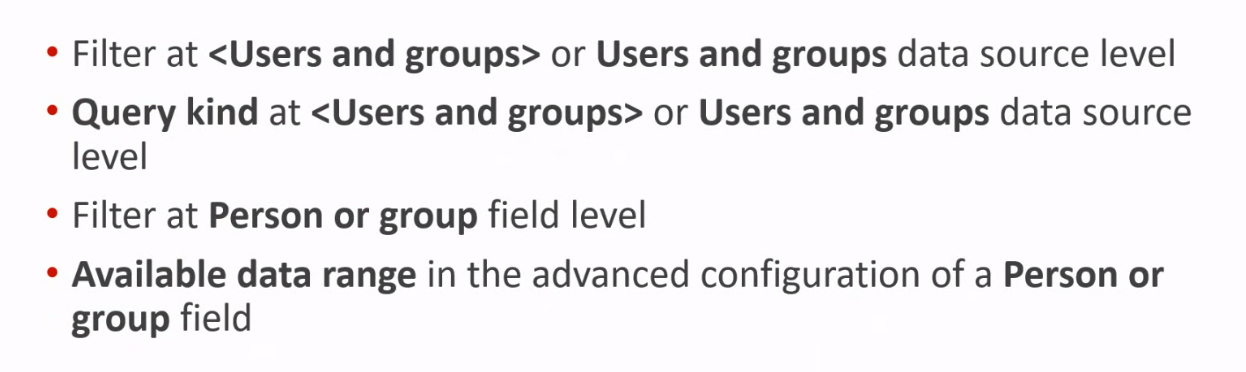 User and groups data source usage part 1