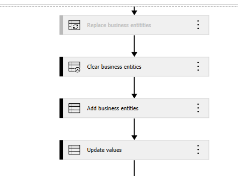 First add all rows and then update values.