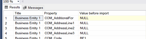 Updating an existing row will save an empty string as `NULL`.