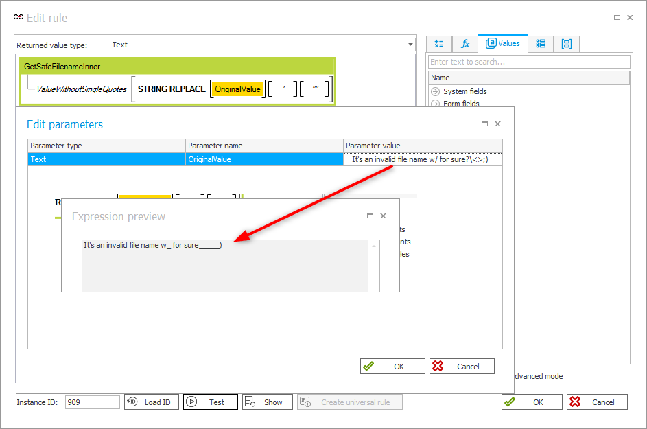 Generating a save file name for SharePoint