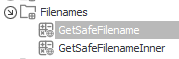 Two business rules but only the `GetSafeFilename` is used.