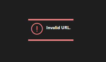 You may receive an Invalid URL error, when clicking on the new button in a report. 