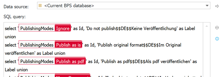 Use constants for ids, instead of fixed values.