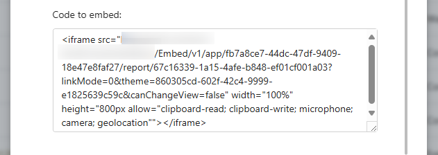 Copy the generated HTML.