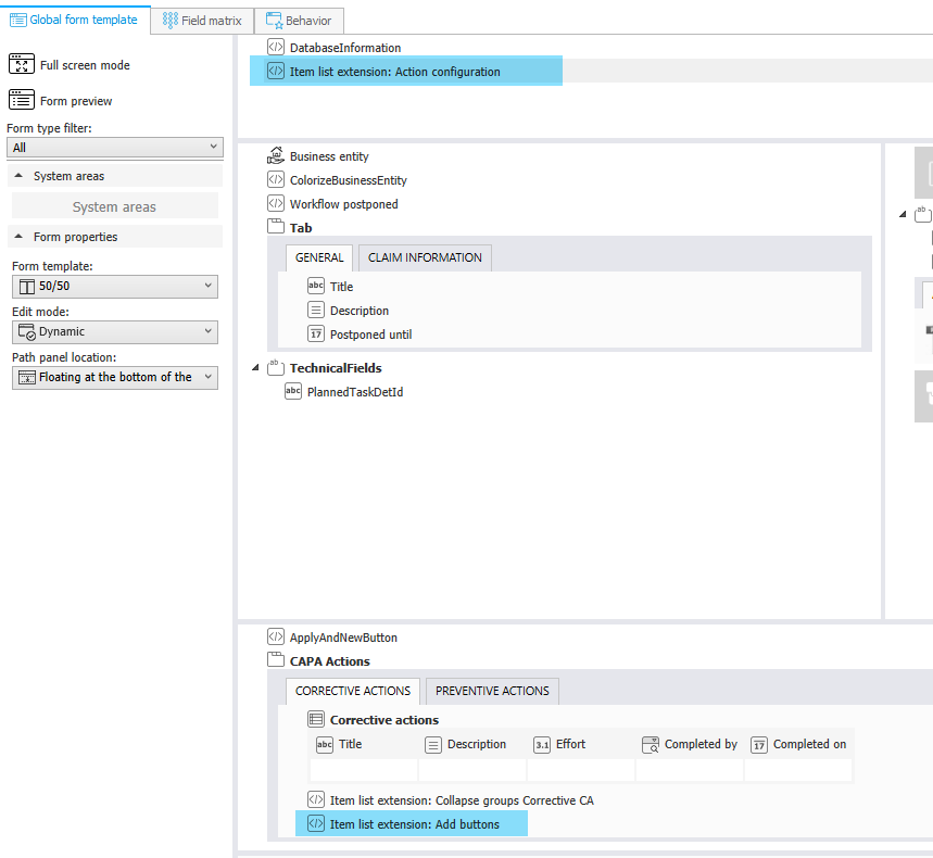 Adding a second field removed the flickering of the hidden menu buttons.