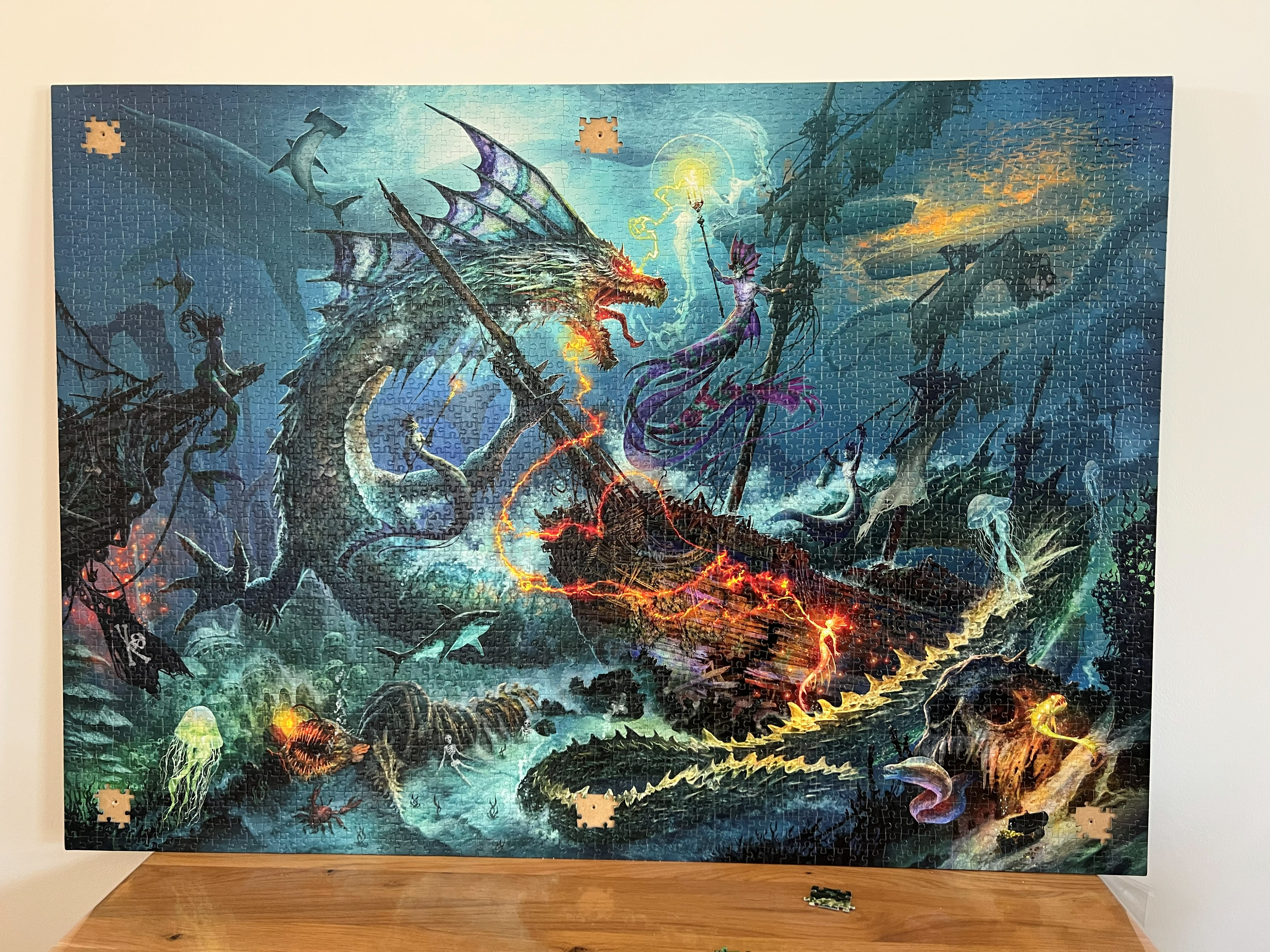 The top right screw puzzle has been put back into the puzzle