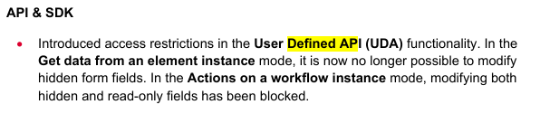 Field editing is restricted