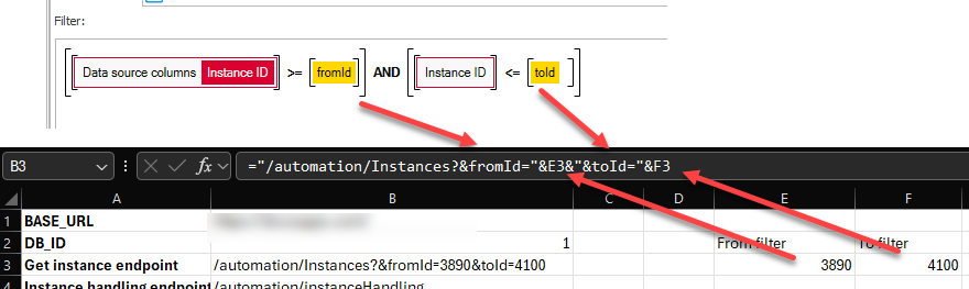 You can also create the endpoint with a formula which will use dynamic filter values.