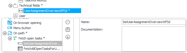 Storing the id of the parent workflow in a technical field