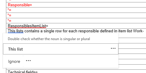 Word can help you to check for spelling and grammatical errors.