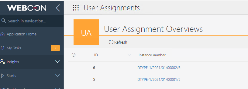 Test run workflow instance are available even after publishing